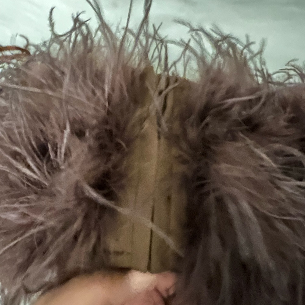 Lamarque Strapless Bustier color chocolate feathers - Picture 6 of 12